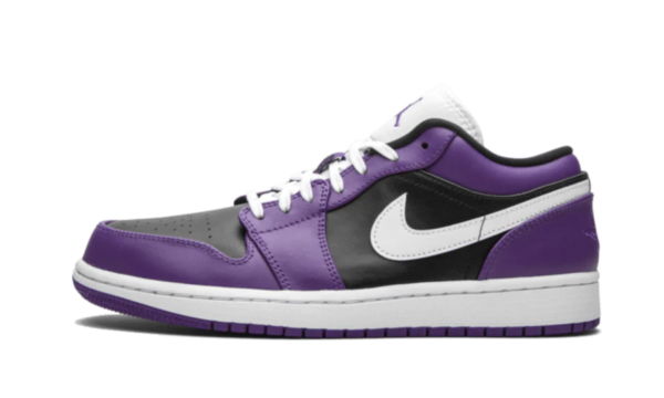AIR JORDAN 1 LOW COURT PURPLE BLACK