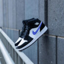 AIR JORDAN 1 MID BLACK RACER BLUE WHITE