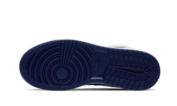 AIR JORDAN 1 MID WHITE LASER ORANGE DEEP ROYAL BLUE - Image 3