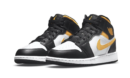 AIR JORDAN 1 MID WHITE POLLEN BLACK