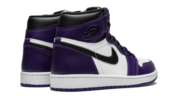 Air Jordan 1 Retro High OG Court Purple White - Image 3