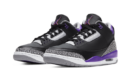 Air Jordan 3 Retro Black Court Purple