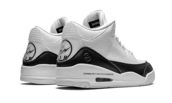 Air Jordan 3 Retro Fragment White Black - Image 3