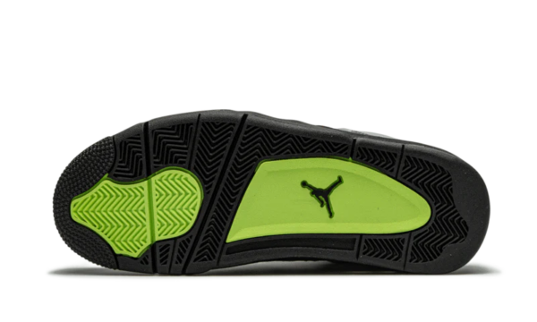 Air Jordan 4 Neon Volt Stylish Sneakers - Image 4