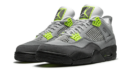 Air Jordan 4 Neon Volt Stylish Sneakers