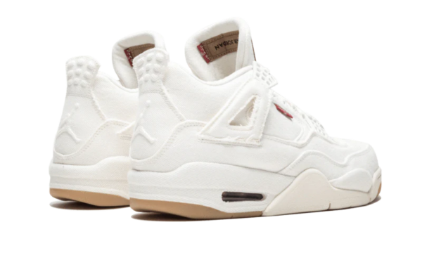 AIR JORDAN 4 RETRO LEVI'S WHITE - Image 3
